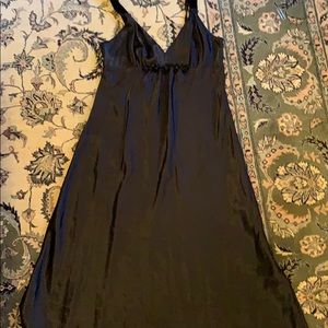 Oscar De La Renta black satin lingerie